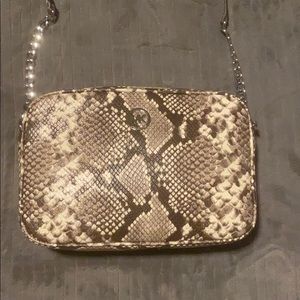 Snakeskin Michael Kors crossbody bag